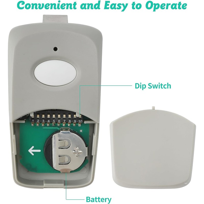 Multi-Code 3089 308911 Gate Garage Door Opener 300MHz 10 DIP Code Remote Control gallery