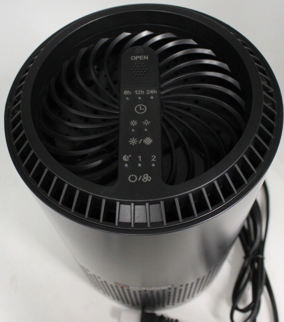 Intertek US Air Purifier & Manual Black 10" Tall New w/ Hepa Filter Mood Light gallery