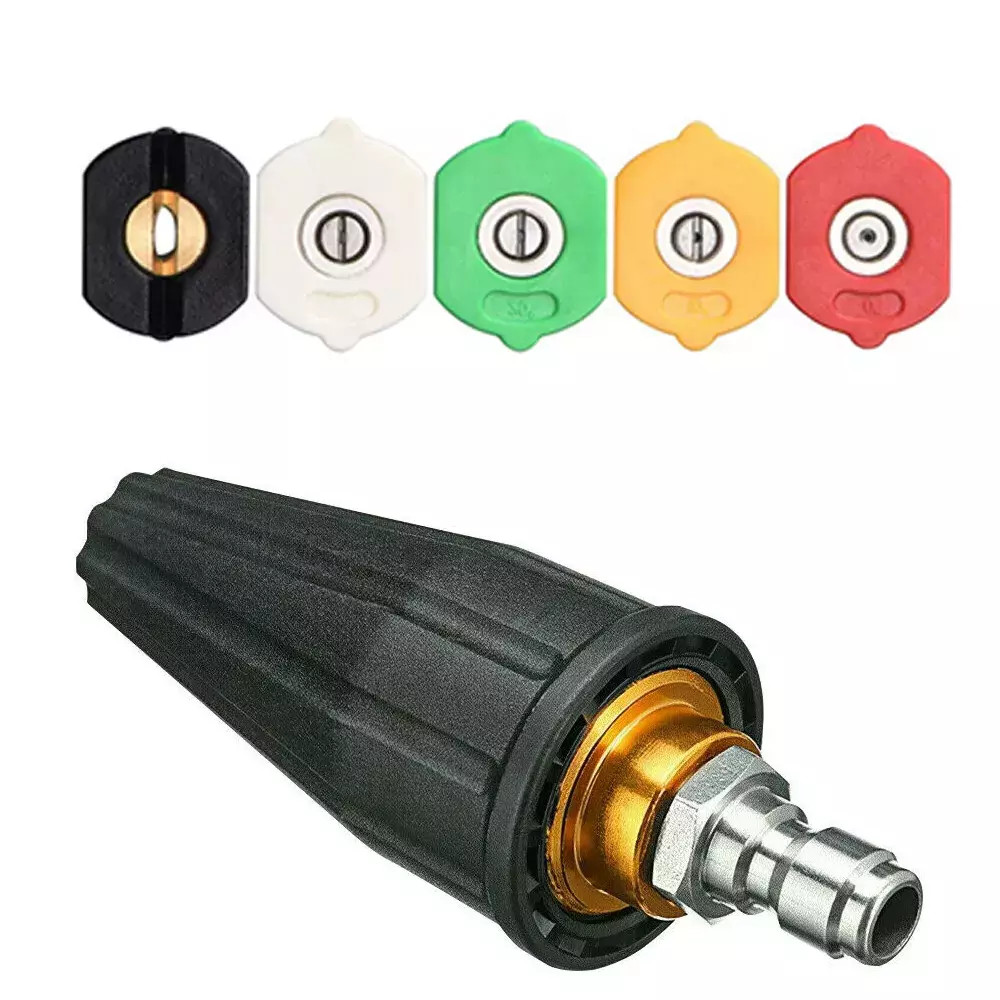 4.0GPM High Pressure Washer Rotating Turbo Nozzle Spray Tip 4000PSI 1/4" Quick gallery