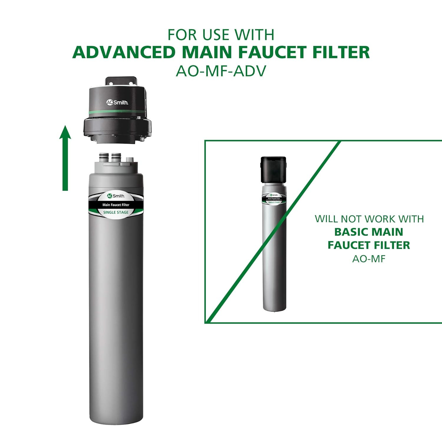 AO Smith Advanced Direct Connect under Sink Replacement Filter for AO-MF-ADV Sys gallery