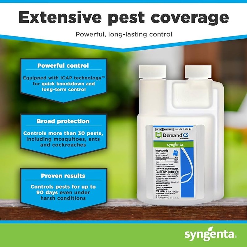 8 oz Demand CS Insecticide Bedbug Roach Pest Insect Control gallery