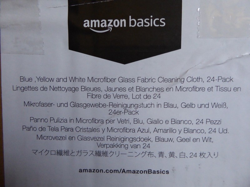 Amazon Basics Microfiber Cleaning Cloths Lint Free Streak Free 24 Pack / 3 Color gallery