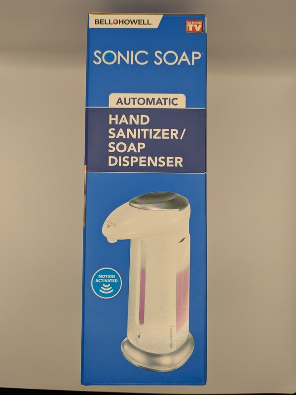 Bell+Howell Sonic Soap Automatic Hand Sanitizer/Soap Dispenser – 280ml gallery