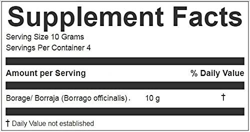 Hanan Peruvian Secrets Borraja Herbal Tea | 100% Natural Borage | 1.41oz / 40g | gallery