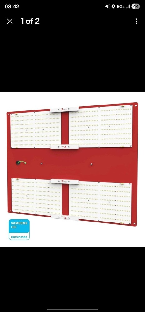 TWO FOR 1! (2)Horticulture Lighting Group HLG 550W V2 EcoQuantum LED Grow Light