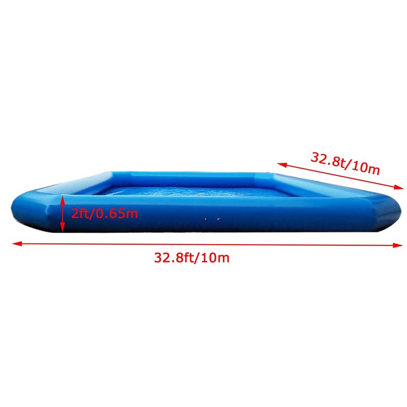 32.8*32.8*2ft Large Inflatable Pool for Water Walking Ball Swimming w/110V Pump gallery