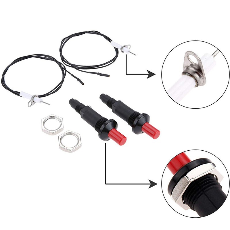 2-pack Universal Piezo Spark Igniter Push Button Gas Fireplace Grill BBQ Stove gallery