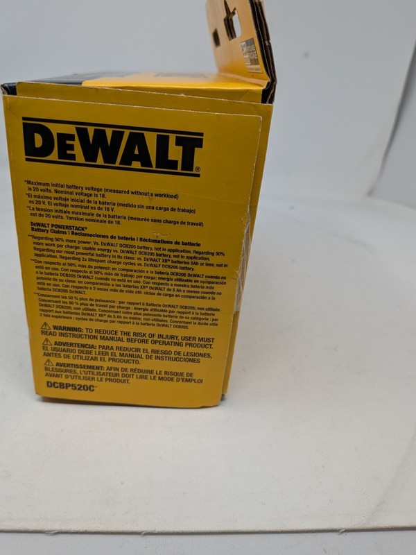 DEWALT POWERSTACK 20V MAX 5Ah Battery Kit - DCBP520C gallery