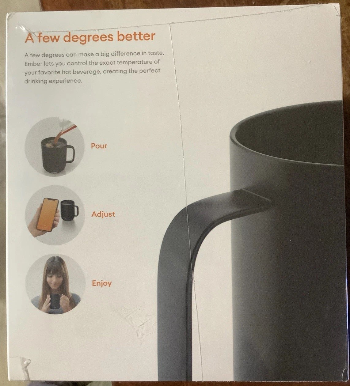 Ember 10 oz. Temperature Control Smart Mug 2 - Black. New Factory Sealed gallery