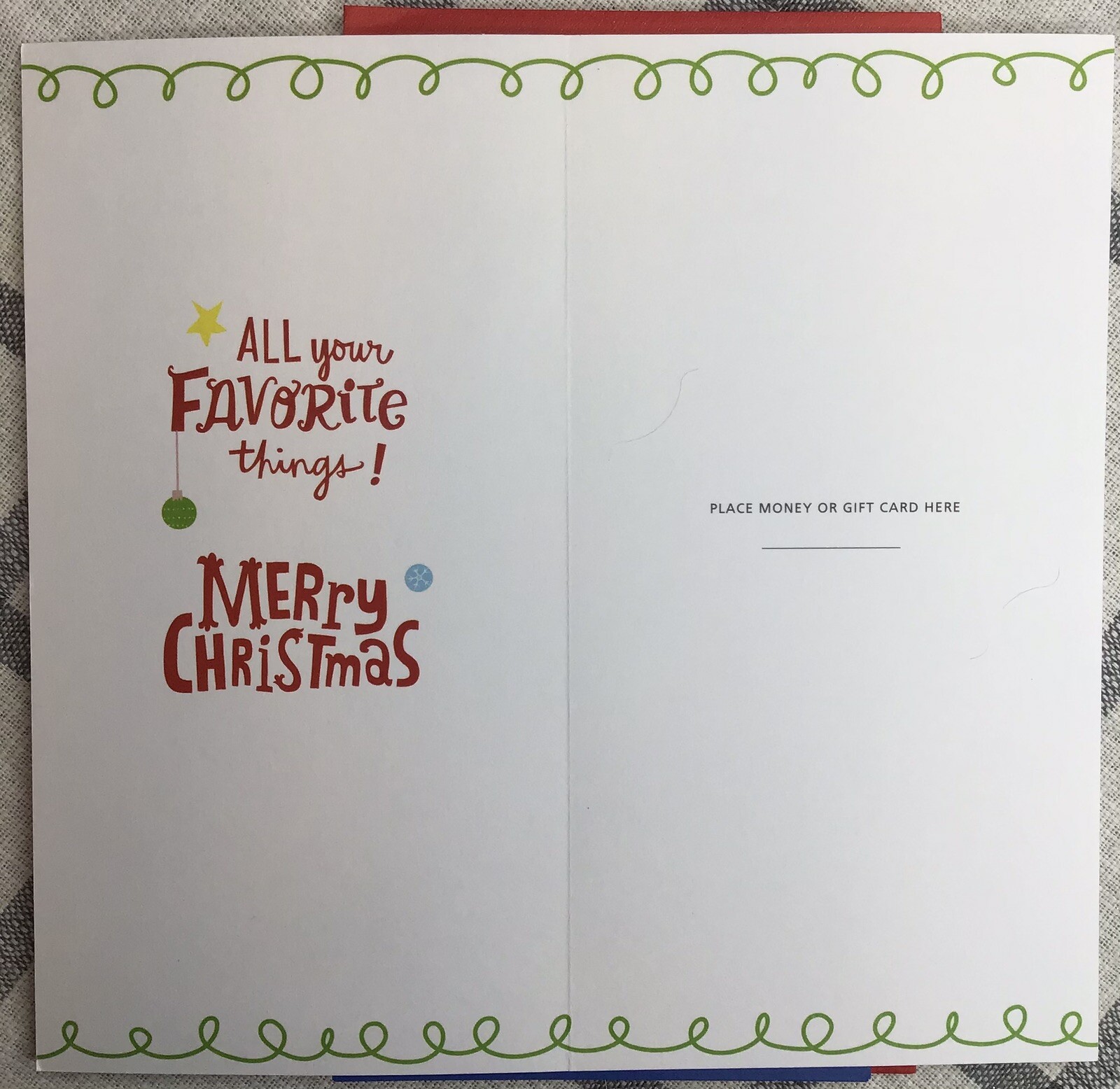 4 Hallmark Merry Christmas Money/Gift Card Holder Kids ANYONE 8x4.25 Funny Fun gallery