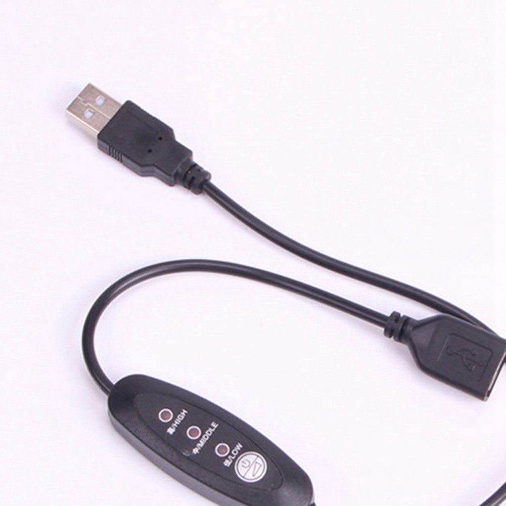 USB 5V-12V Temperature Controller Heater Thermostat 3-Speed Adjustable 24W Q3M6 gallery