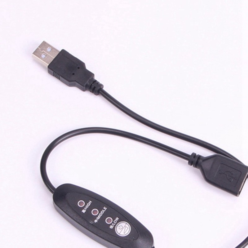 USB 5V-12V Temperature Controller Heater Thermostat 3-Speed Adjustable 24W Q3M6 gallery