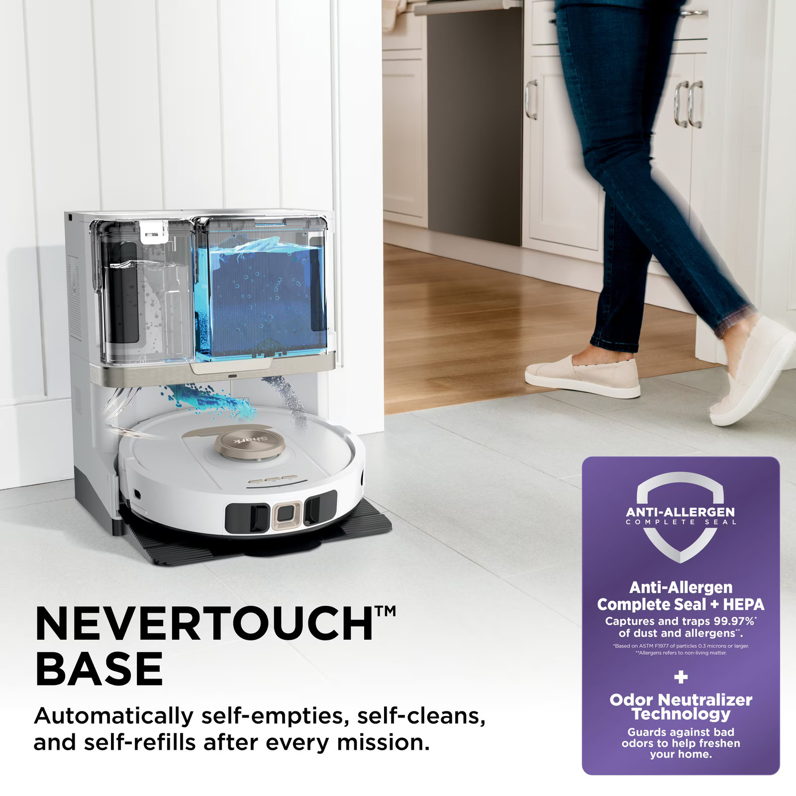 Shark - Stratos 2-in-1 Robot Vacuum & Mop With 25+ Hands-Free Features & Neve... gallery
