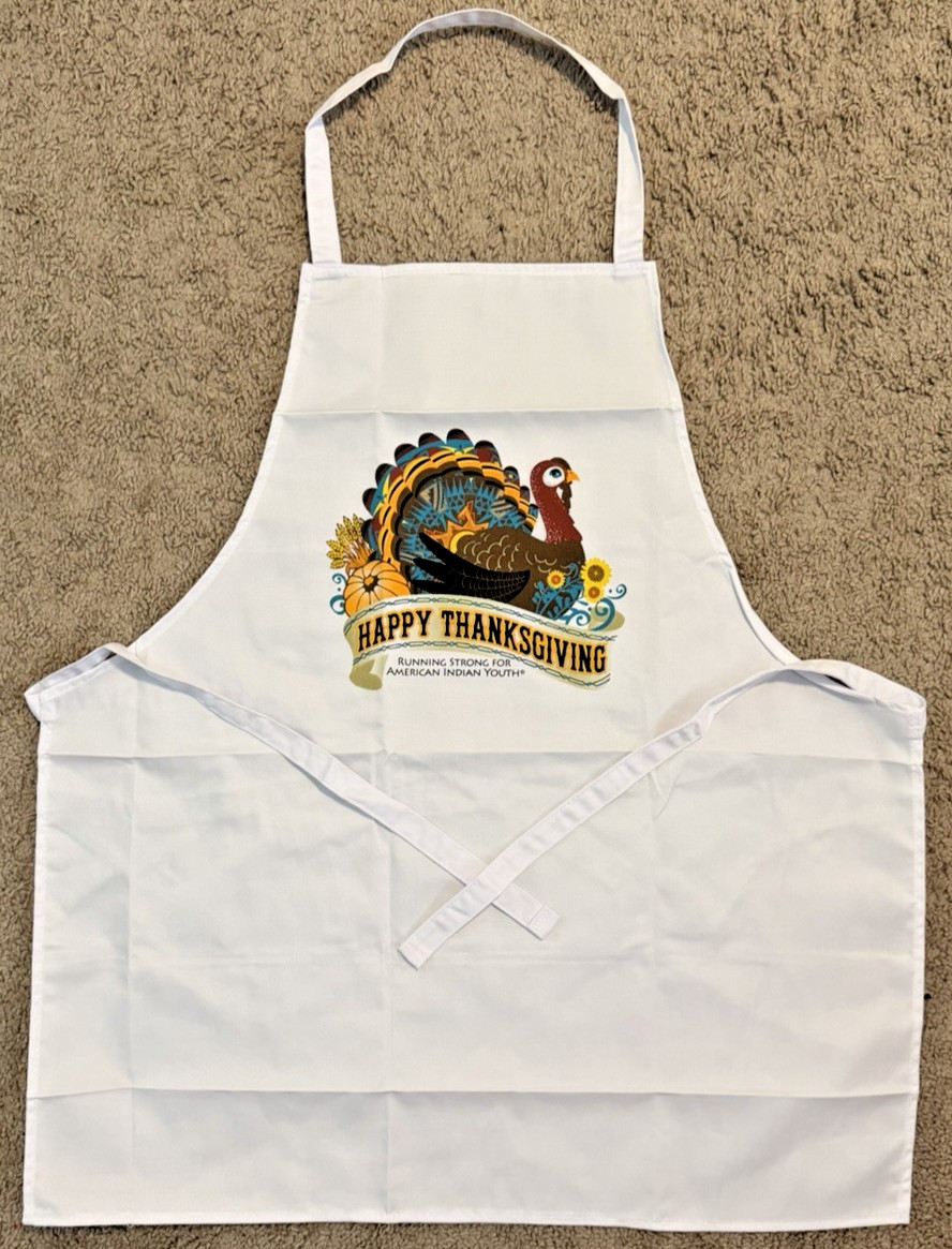 Happy Thanksgiving Turkey Apron Running Strong American Indian Youth New gallery