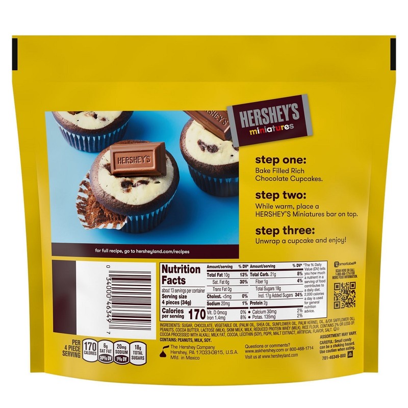 HERSHEY'S Miniatures Assorted Chocolate Candy - 15.9oz gallery