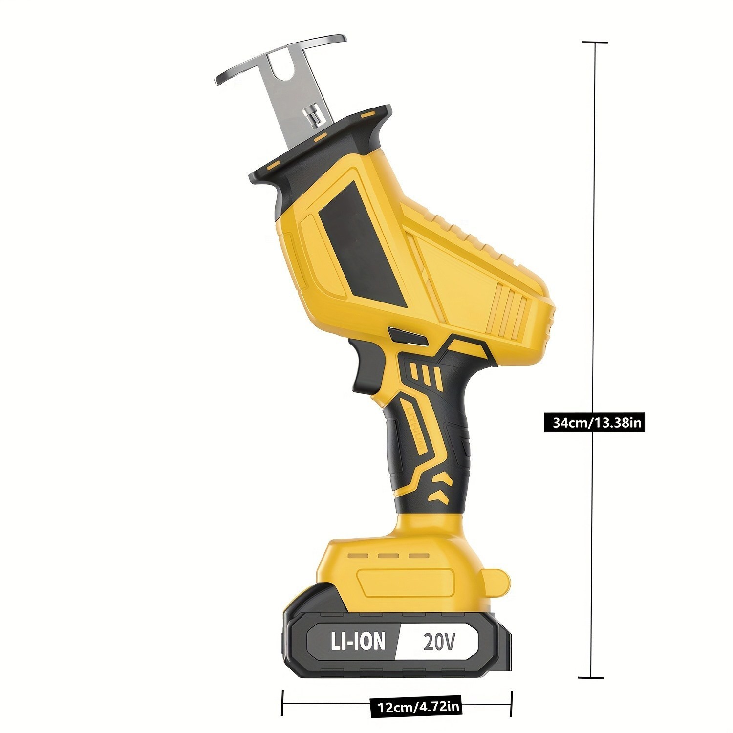 Cordless Reciprocating Saw 20V Brushless Electric Tool 4X Blades 1X Battery gallery