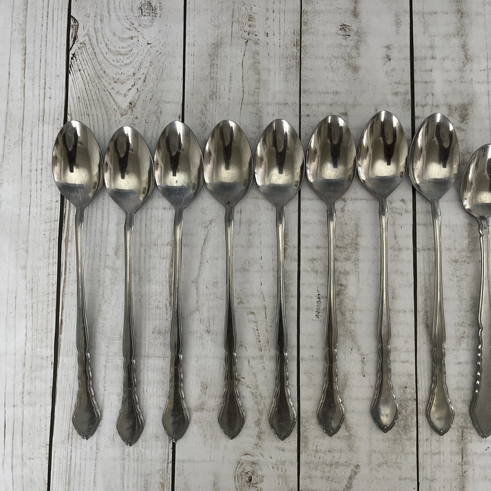 Set Of 13 Stainless 18/0 FLATWARE UNF389 Japan Unknown Manufacturer Ice Tea gallery