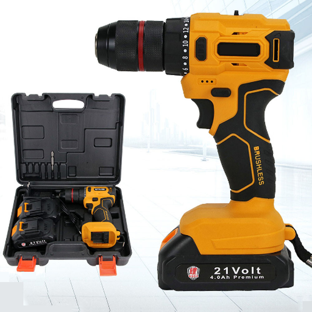 Impact Electric Drill Rechargeable 180W Household Electric Screwdriver 45N.m gallery