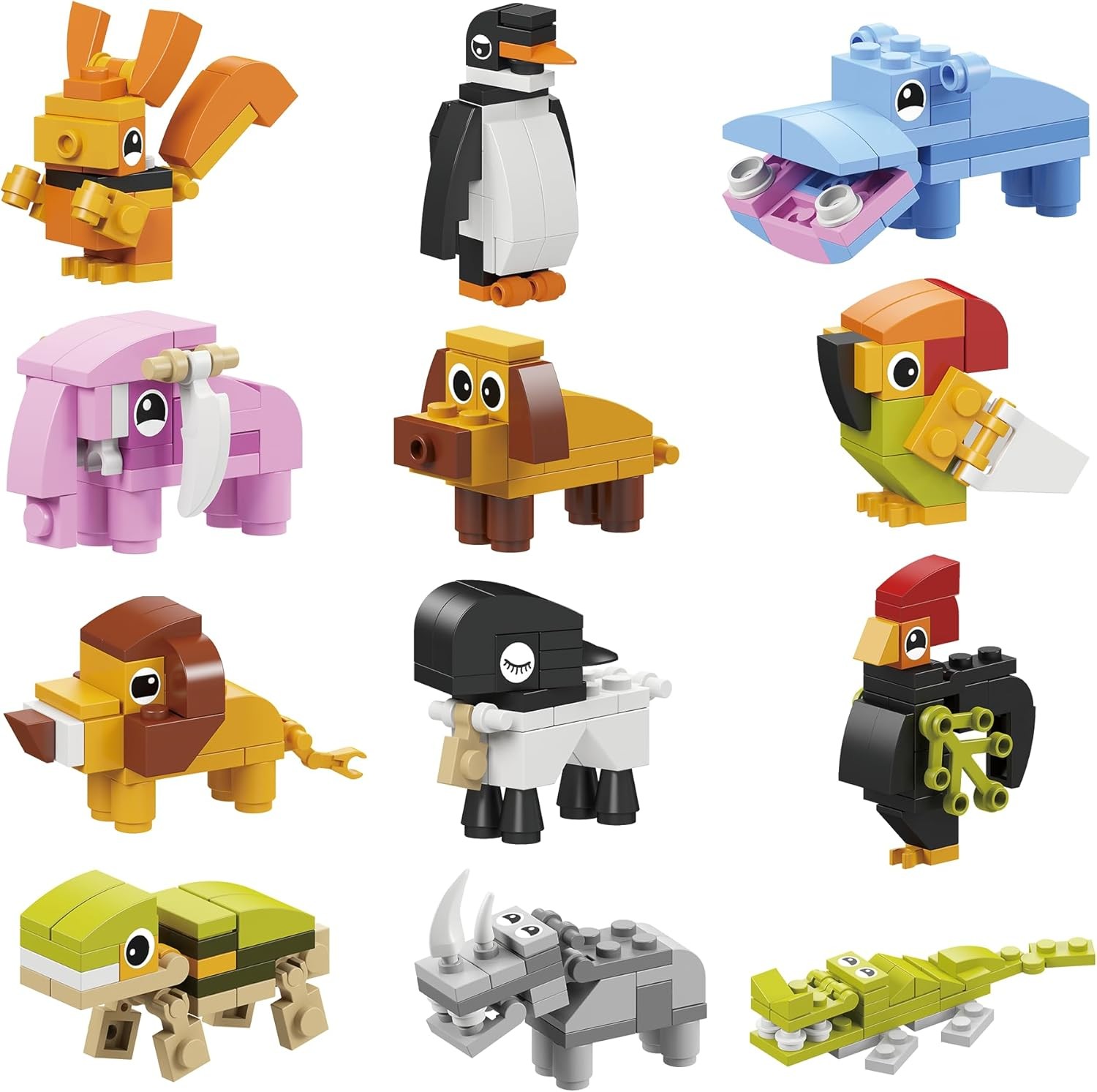 Animals Building Blocks for Kids, Party Favors for Kids,Gifts Kids Prizes, Goodi gallery