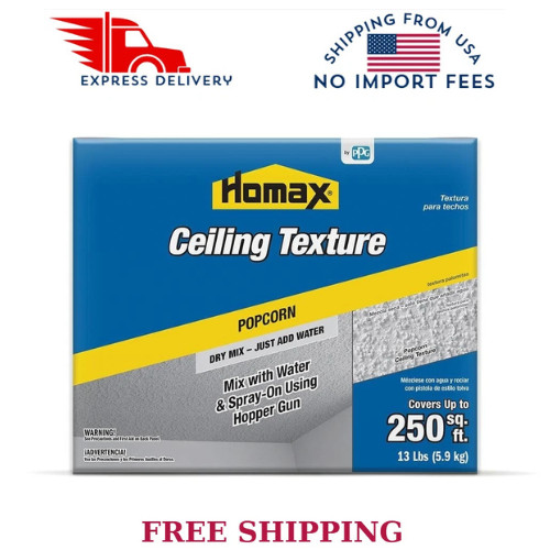 Homax 13-lb Dry Mix Popcorn Ceiling Texture Patch & Repair Homes Interiors White gallery