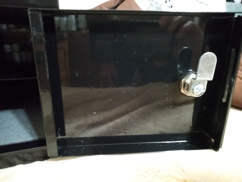 Black Metal Lock Box• Removable Shelf• 2 Keys• 13L x 9W x 7H• Great 4 Handguns! gallery