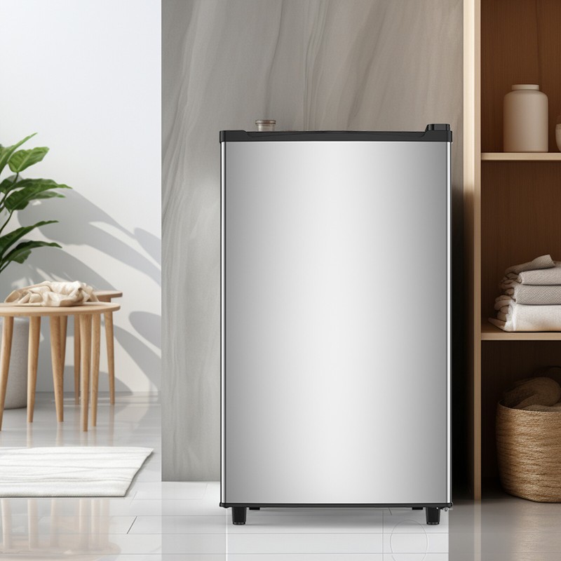 Quiet Compact Mini Fridge with Freezer Compartment, Single Door Design gallery