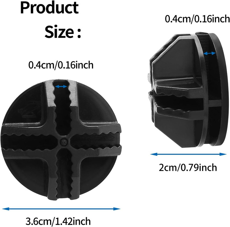 36 Pcs Wire Cube Plastic Connectors for Cube Storage, Black Modular Closet Organ gallery