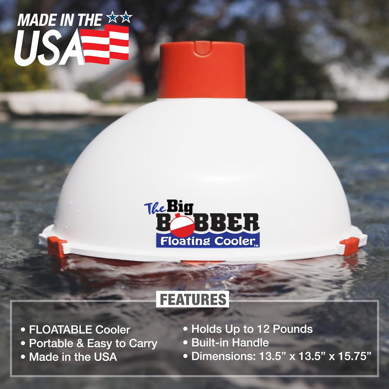 The Big Bobber Floating Cooler, Outdoors Floating Ice Chest, Portable Drifter Co gallery