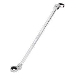 DURATECH 14 * 15 mm Extra Long Flex-Head Ratcheting Wrench, 14*15mm, Silver