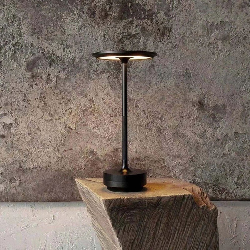 Rechargeable 2-Pack Cordless LED Table Lamp with Touch 3 Color Dimming -Portable gallery