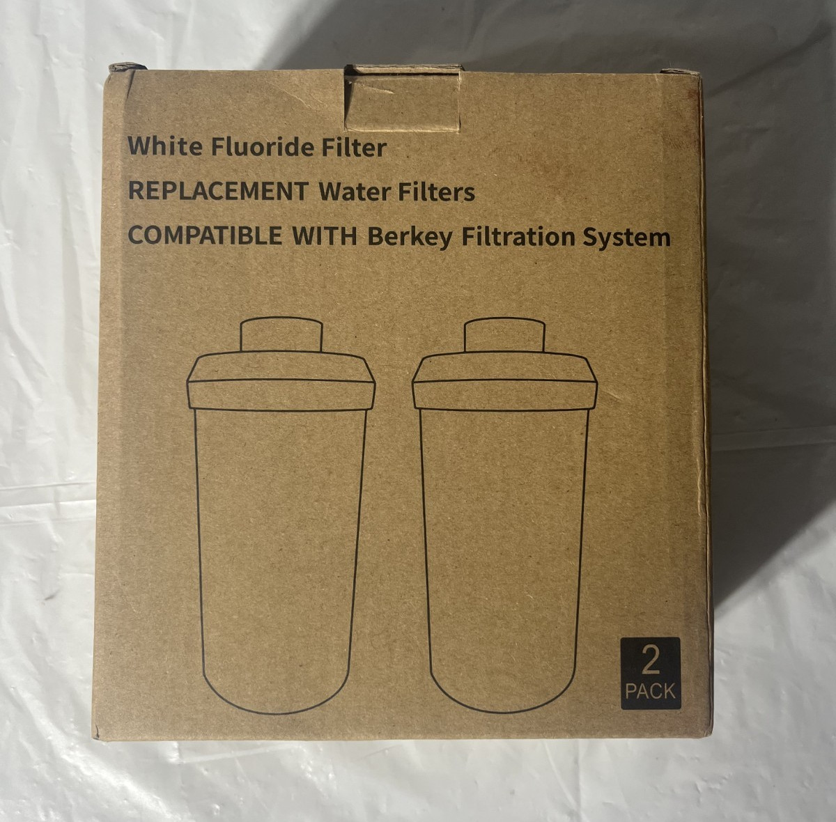 White Flouride Filter Replacement Water Filters Compatible With Berkey 2 Pack gallery
