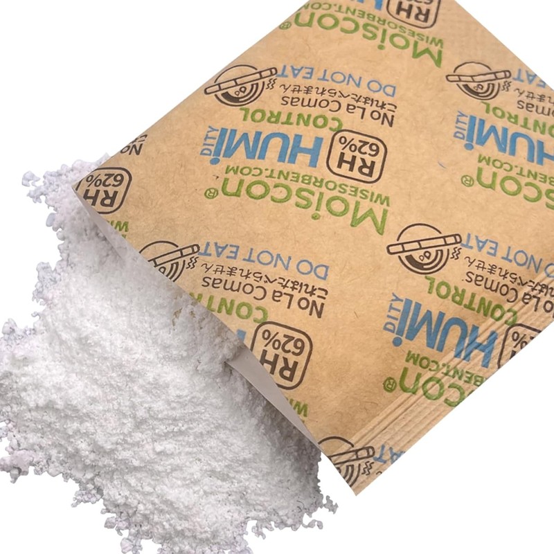 Humidity Control Packs 30 Pack 62% RH 8 Gram Two Way for Storage gallery