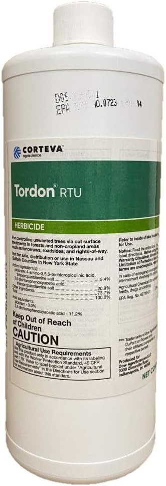 Tordon RTU 32oz- Picloram Herbicide , Kills Woody Plants And Trees rights-of-way gallery