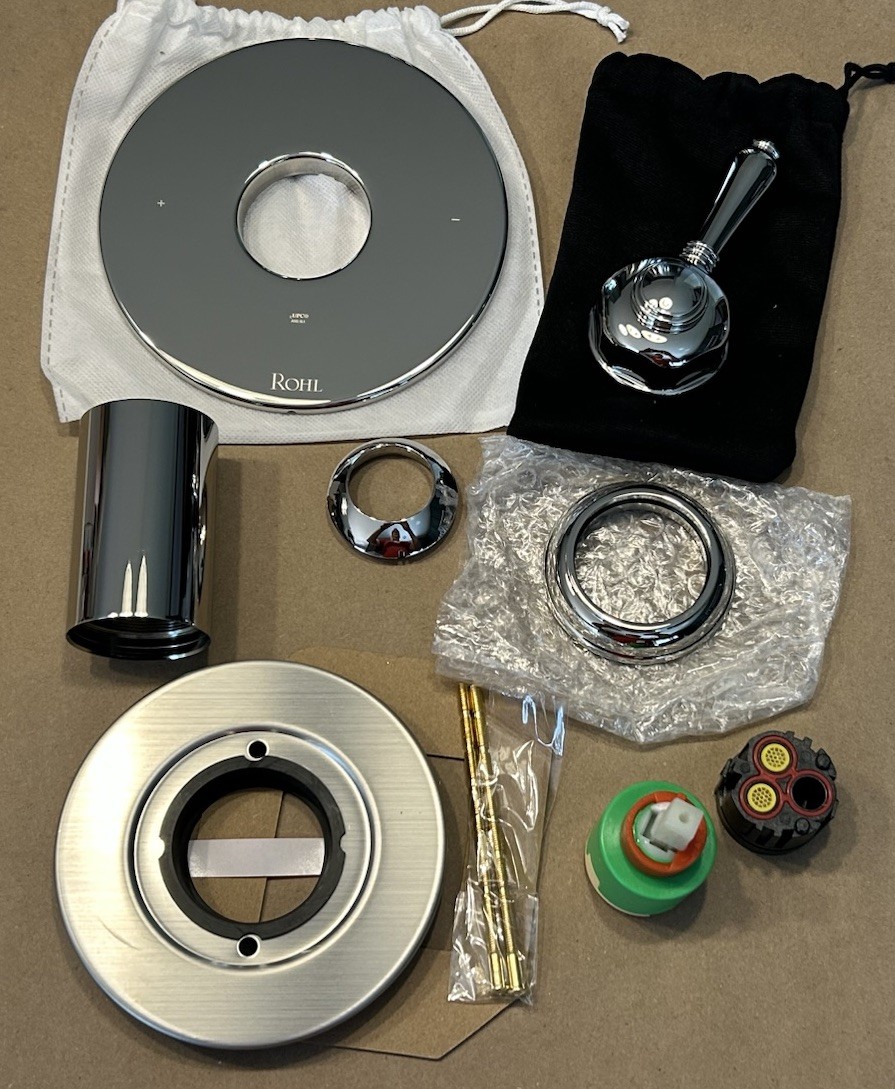 Rohl TTD51W1LMPN Traditional Shower Valve Trim Only, Polished Nickel gallery