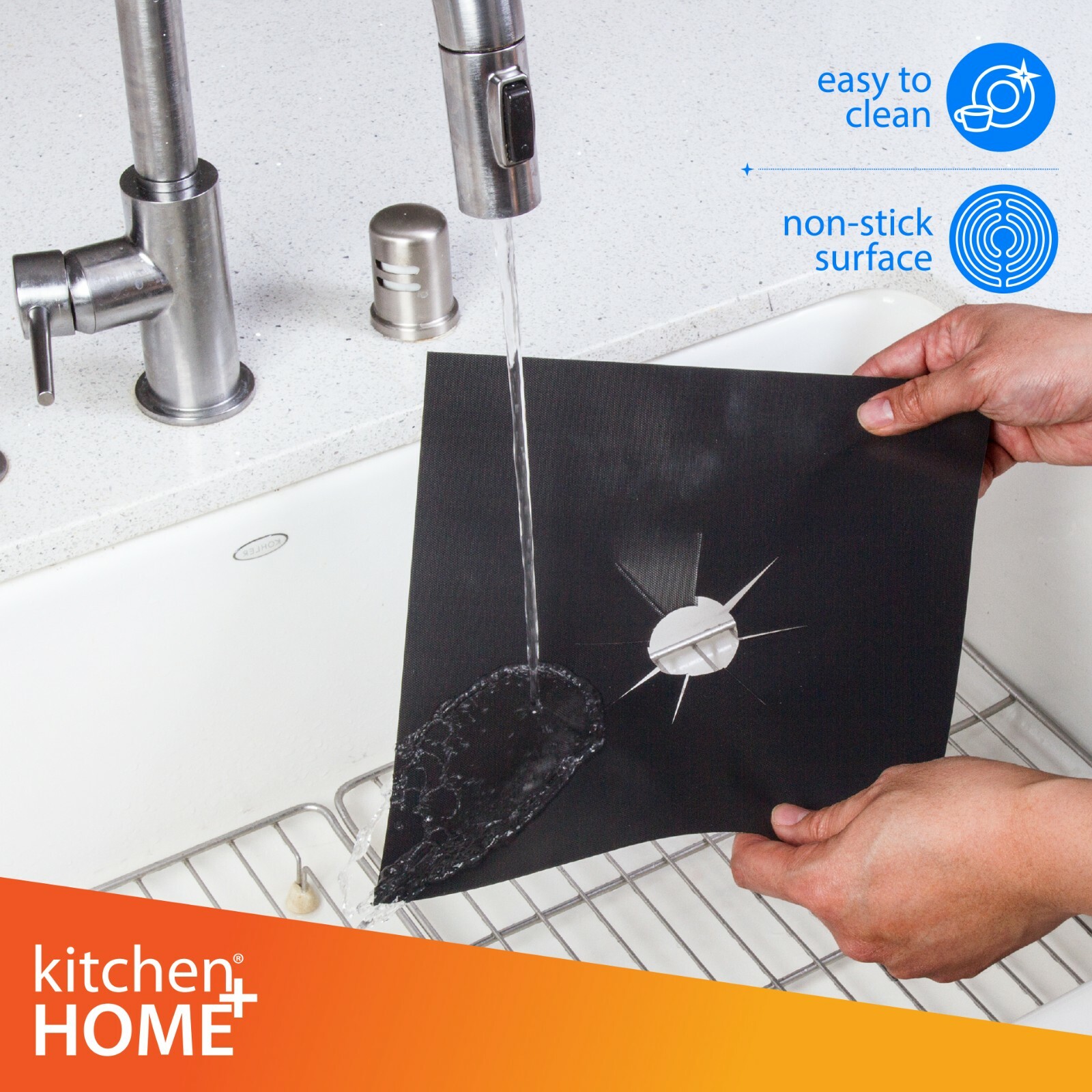 Stove Top Protectors – Nonstick Heavy Duty Reusable Gas Burner Liners gallery