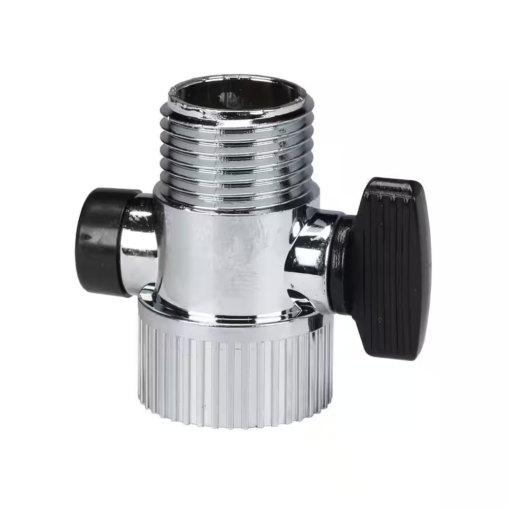 DANCO Energy-Saving Shower Shut-Off Valve, Chrome, 1/2-Inch IPS, 1-Pack (80782X) gallery