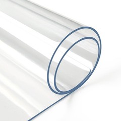 2mm Thick Clear Table Cover Protector 36 x 60 Inch, Plastic Table Cover Recta…
