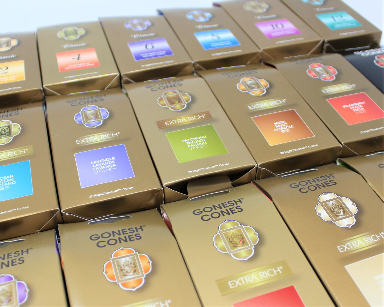 Gonesh Incense Cone Pack 25 Cones: Choose Scent BUY 4 GET 4 FREE (8 IN CART) gallery