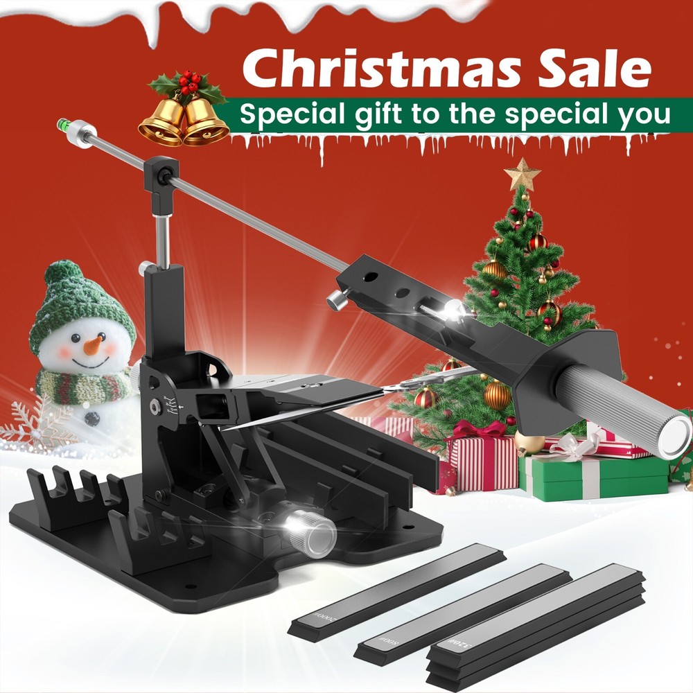 XARILK PRO Precision Knife Sharpener System GEN 2 W/Diamonds (320# 800# 2000#)