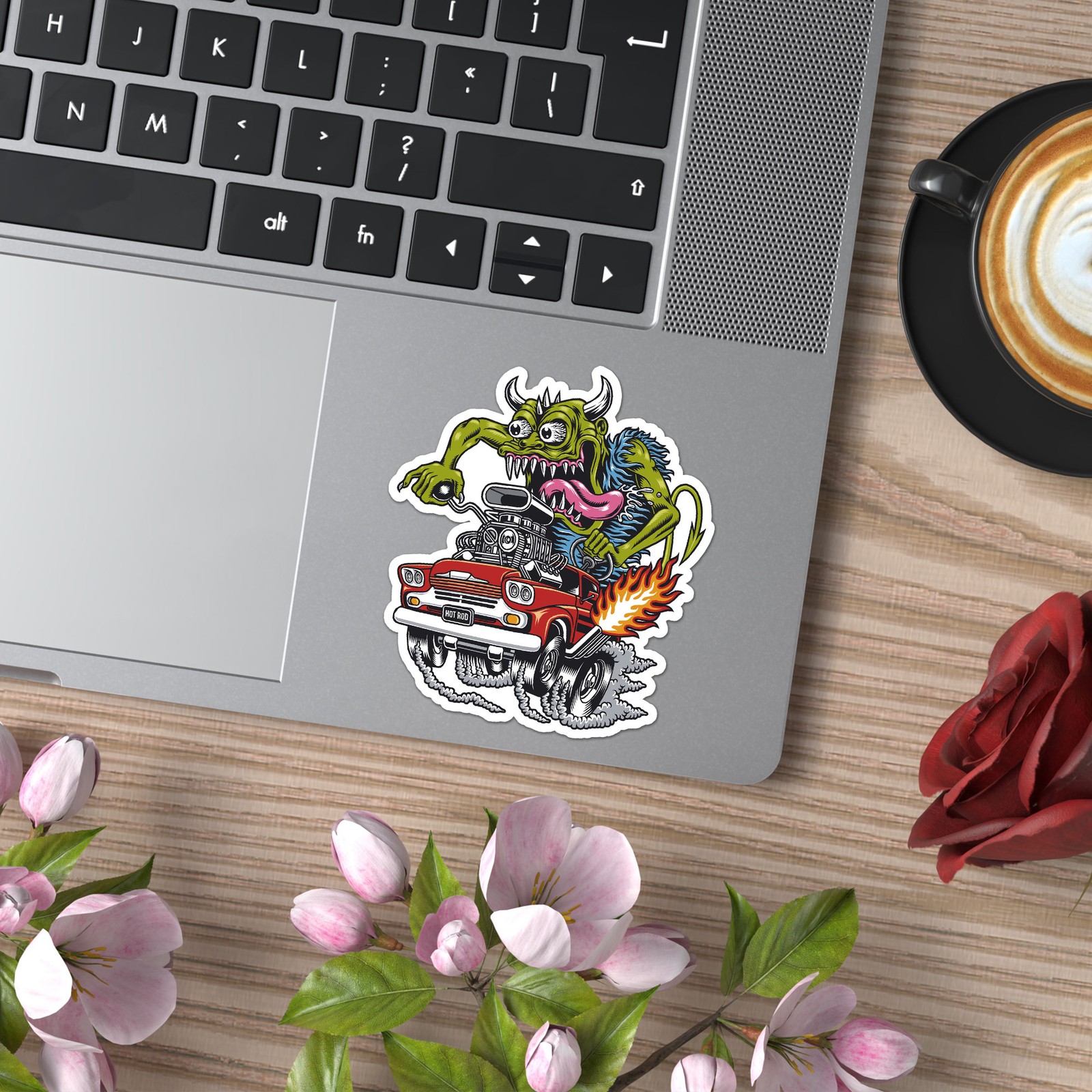 Monster Hot Rod - Vinyl Decal Sticker - Car Window Laptop - ebn8961 gallery