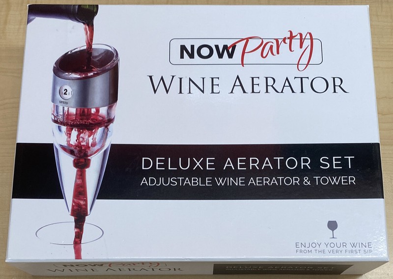 Adjustable 6 Speed Wine Aerator & Tower Deluxe Now Party gallery