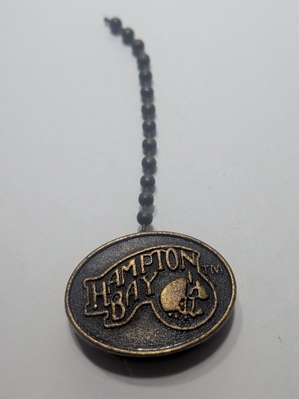 ✨USED✨ Hampton Bay Fan/Light Pull Chain Metal Replacement Part - Advertisement gallery