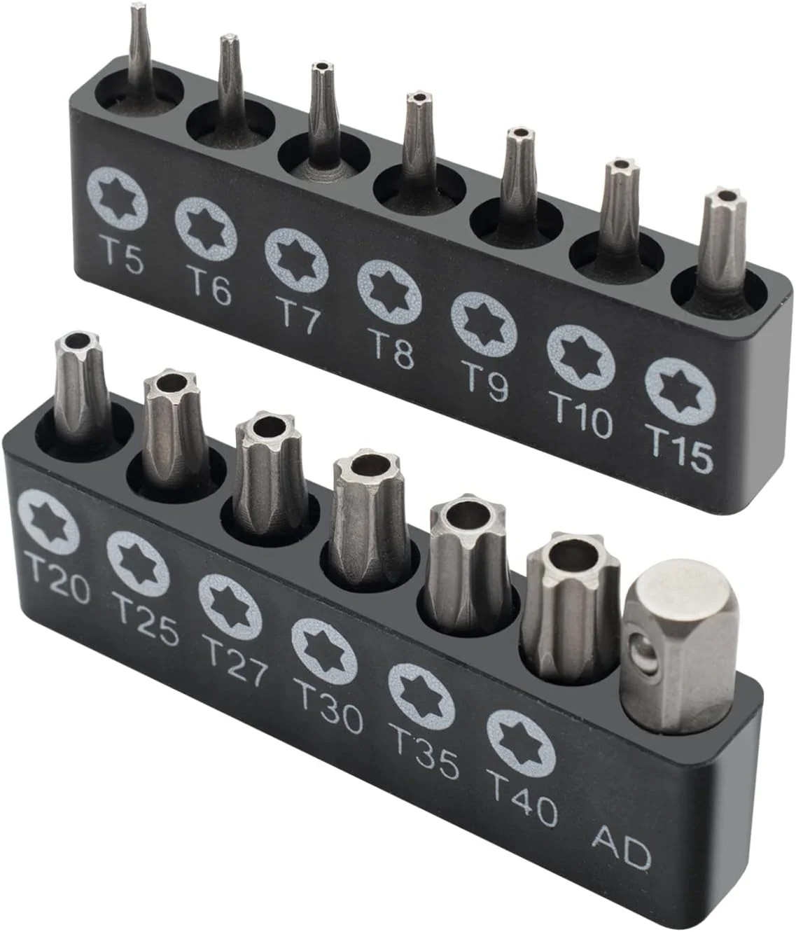 14-Piece Tamper Resistant Star Bits, Chrome Vanadium Steel, T5-T40 Impact Grade gallery