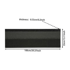 16pcs Roofing Shingles Asphalt Shingles Roof Tile Sheds 40×13 in Carbon Black