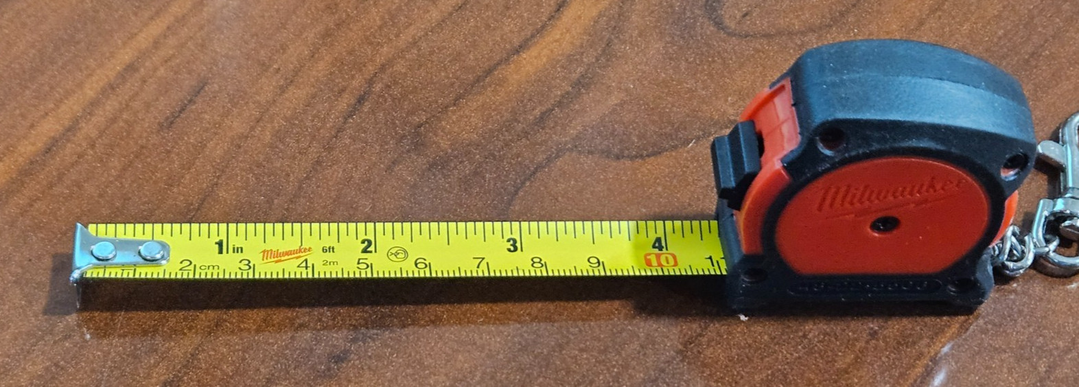 Milwaukee Mini Tape Measure Keychain 6ft / 2m 48-22-5506 Functional Tool gallery