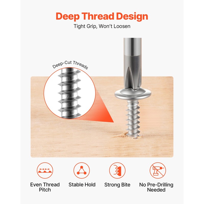 Self Tapping/Drilling Screws 3/4 Inch Stainless Steel Phillips Wafer Head 350pcs gallery