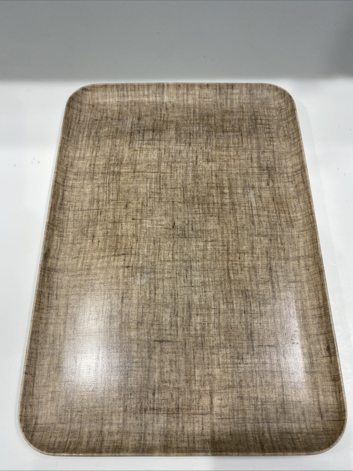 Fog Linen Tray Medium: Natural COATED TRAY 13" L x 9" W See Description gallery