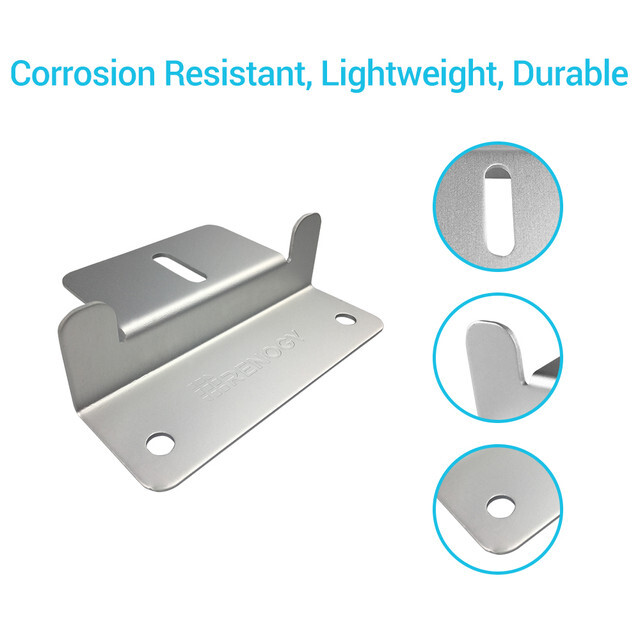 Renogy 2 Sets Solar Panel Mounting Z Brackets Aluminum Corrosion-Free RV Roof gallery