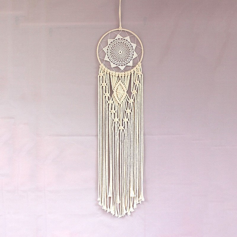 1pc Circle Macrame Kit Macrame Wall Hanging Supplies S9N15679 gallery