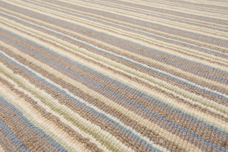 LoomBloom Multi Sizes Multi Color Hand Woven Striped New Zealand Wool Area Rug gallery